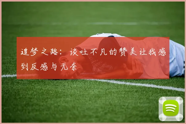 追梦之路：谈吐不凡的赞美让我感到反感与无奈